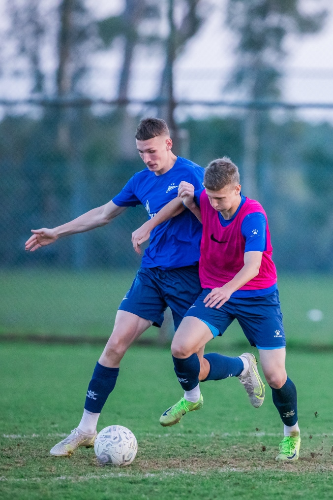 Первые учебно-тренировочные сборы «Зенита»-м в Турции: 3 февраля, вечерняя тренировка