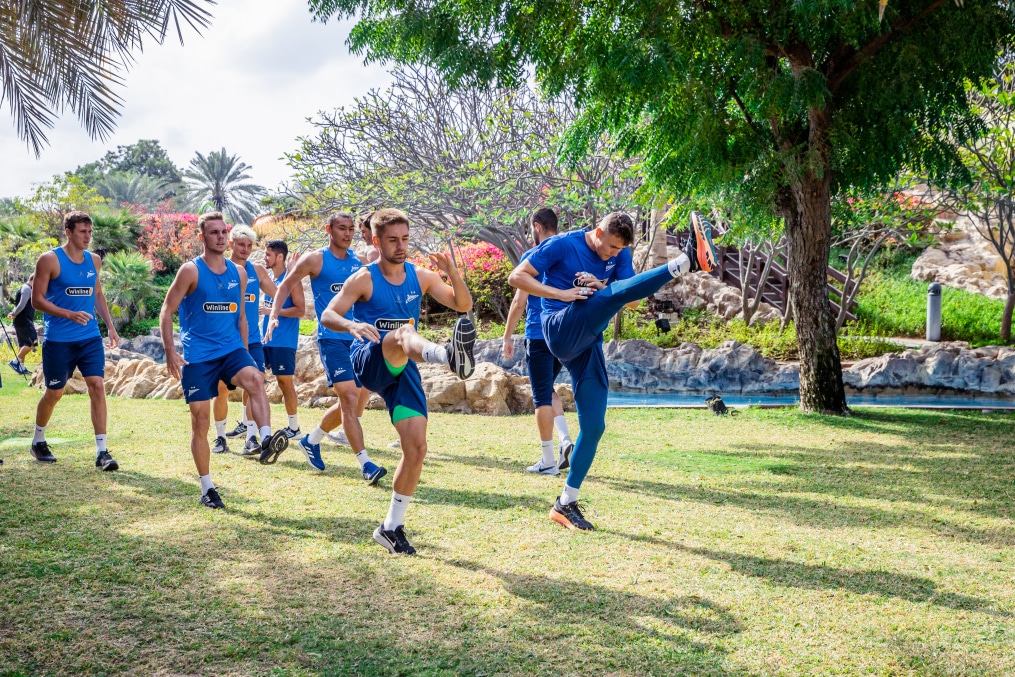 Зимние «Газпром» — тренировочные сборы 2025: 9 февраля, утренняя тренировка