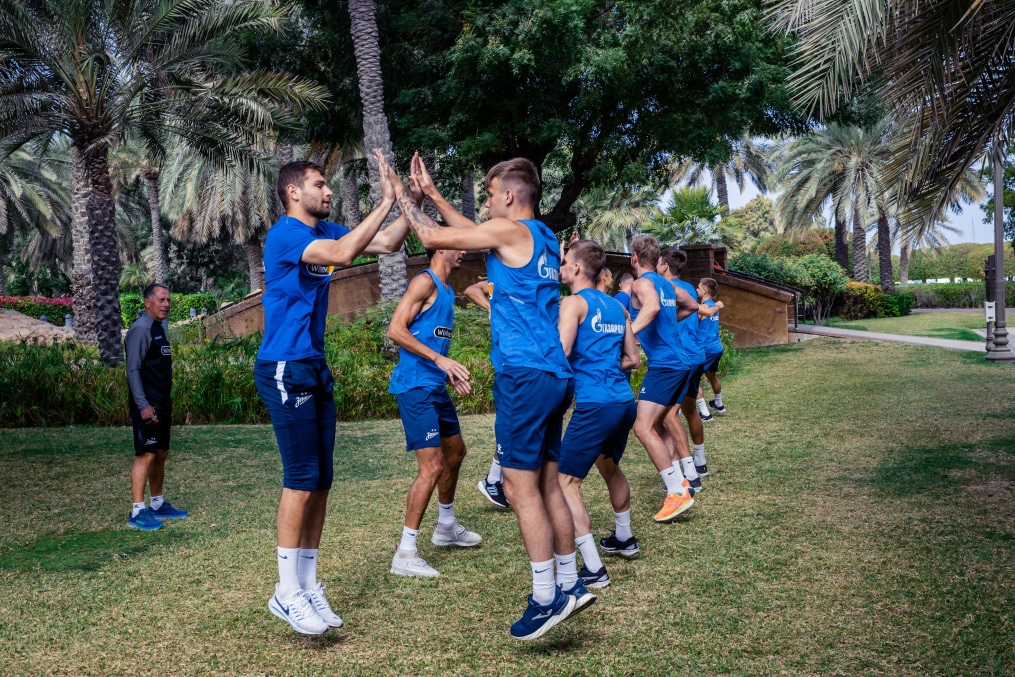 Зимние «Газпром» — тренировочные сборы 2025: 9 февраля, утренняя тренировка