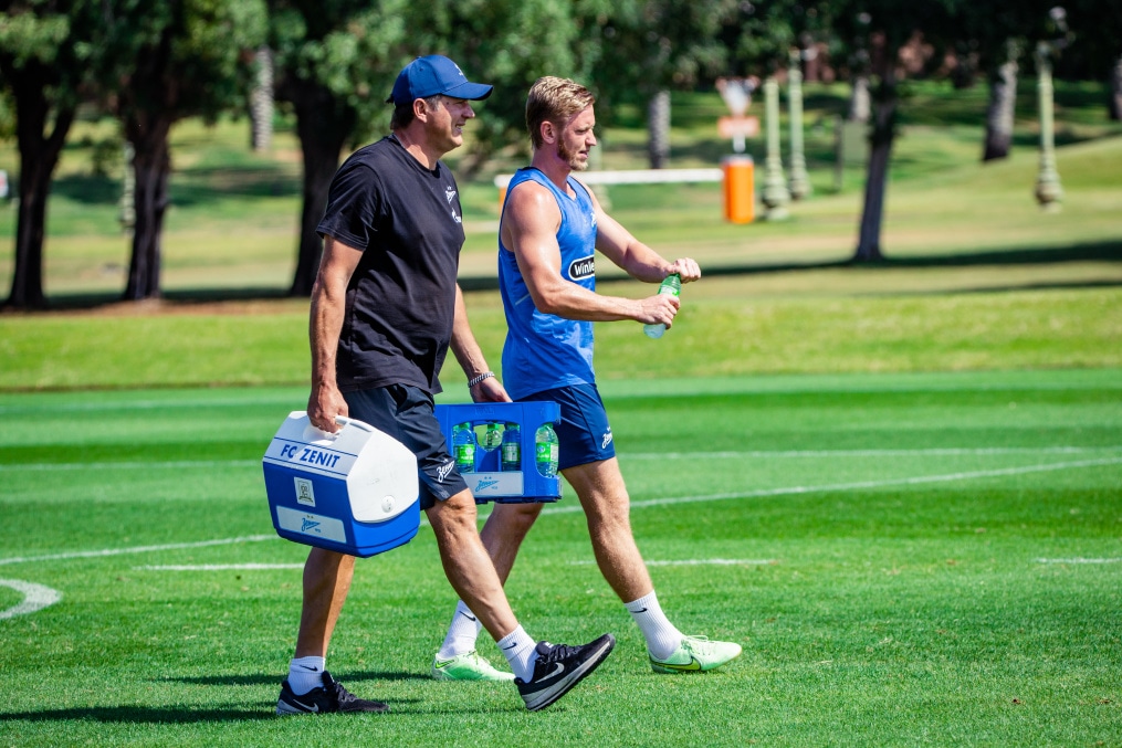 Зимние «Газпром» — тренировочные сборы 2025: 13 февраля, утренняя тренировка