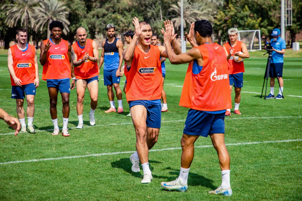 Зимние «Газпром» — тренировочные сборы 2025: 13 февраля, утренняя тренировка