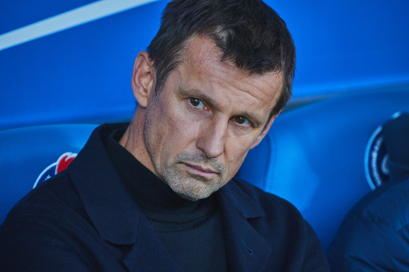 Сергей Семак на матче «Факел» — «Зенит»