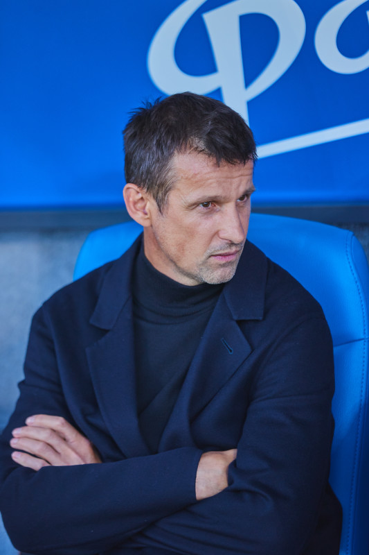 Сергей Семак на матче «Факел» — «Зенит»