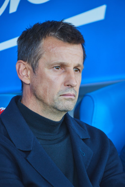 Сергей Семак на матче «Факел» — «Зенит»