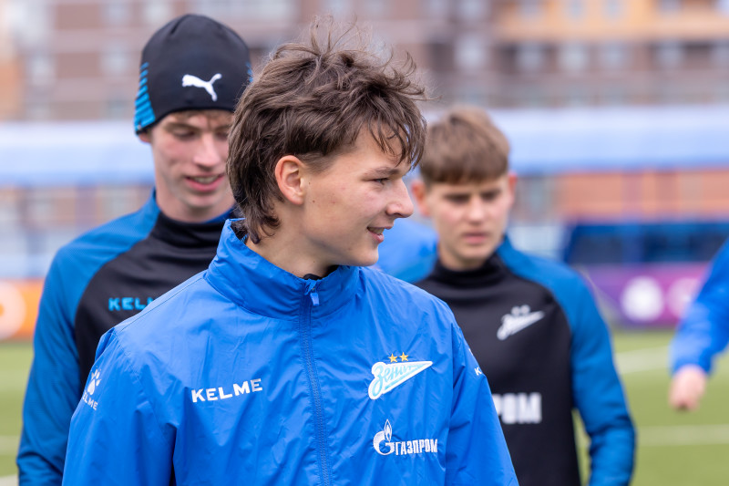 Тренировка «Зенита»-м в «Газпром»-Академии ФК «Зенит»