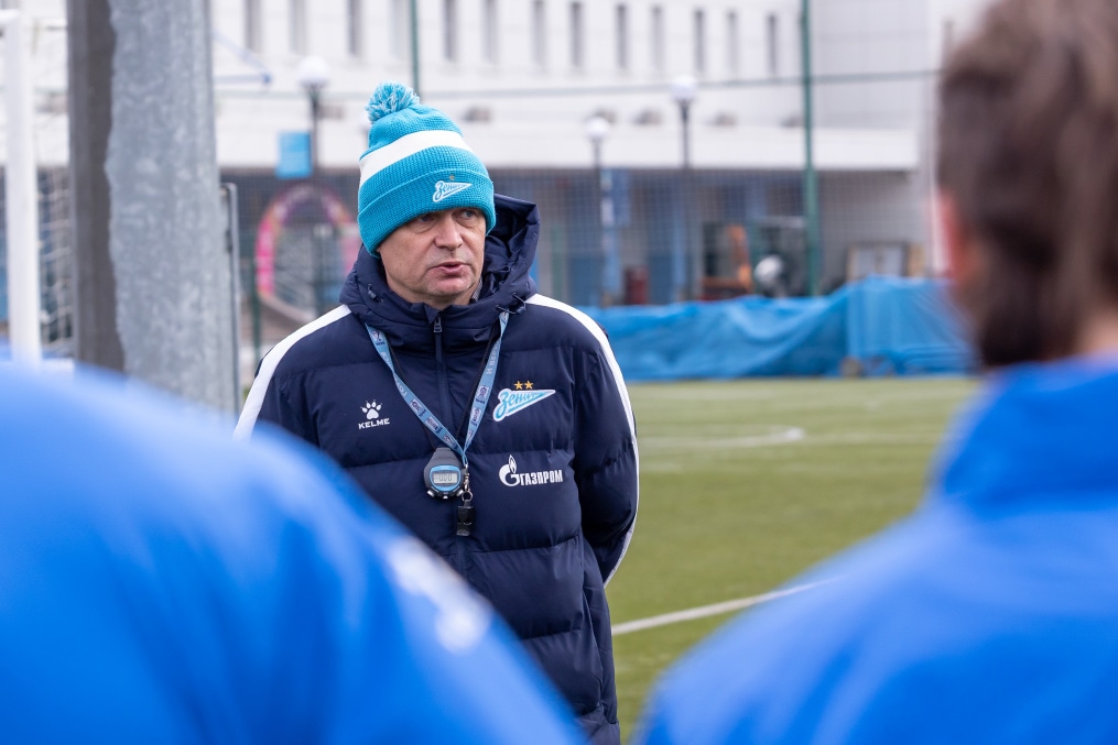 Тренировка «Зенита»-м в «Газпром»-Академии ФК «Зенит»