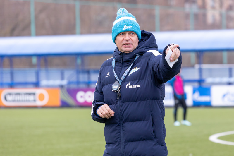 Тренировка «Зенита»-м в «Газпром»-Академии ФК «Зенит»