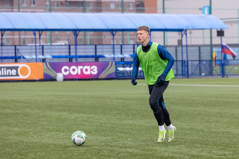 Тренировка «Зенита»-м в «Газпром»-Академии ФК «Зенит»