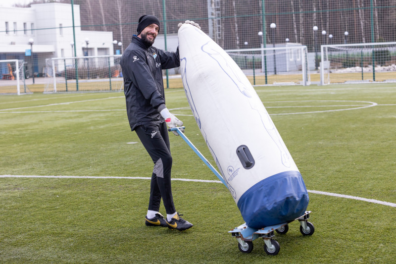 Тренировка «Зенита»-м в «Газпром»-Академии ФК «Зенит»