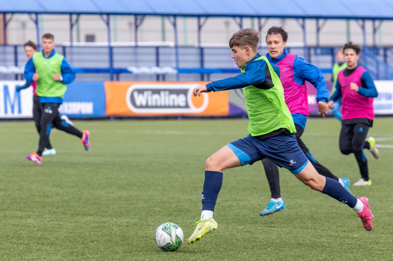 Тренировка «Зенита»-м в «Газпром»-Академии ФК «Зенит»