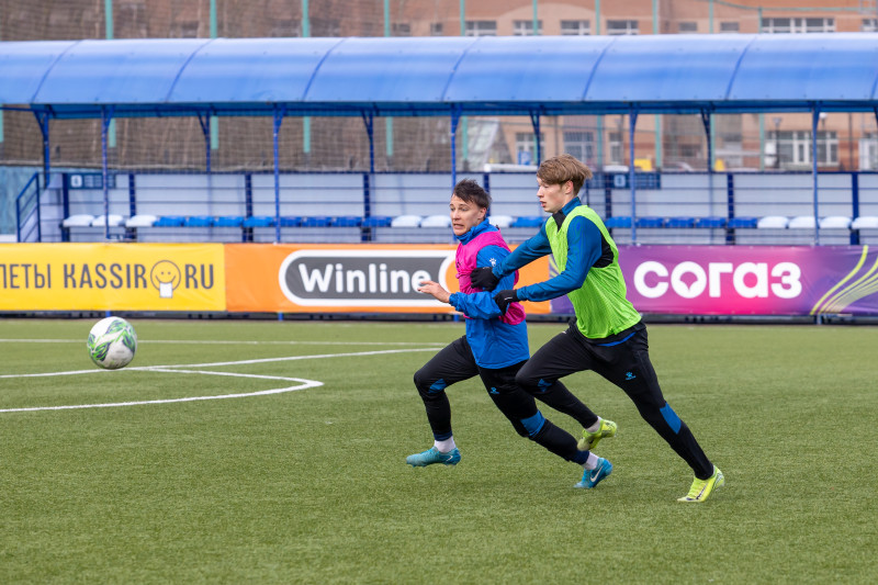 Тренировка «Зенита»-м в «Газпром»-Академии ФК «Зенит»