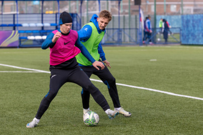 Тренировка «Зенита»-м в «Газпром»-Академии ФК «Зенит»