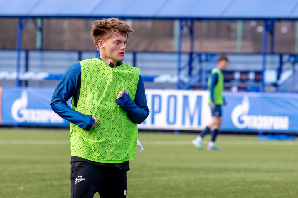 Тренировка «Зенита»-м в «Газпром»-Академии ФК «Зенит»