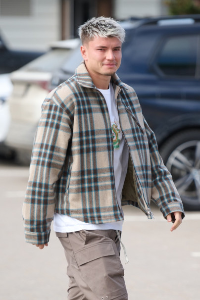 Приезд игроков на тренировку перед матчем с «Рубином»