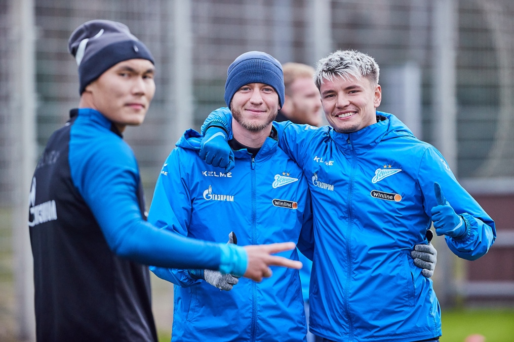 Открытая тренировка «Зенита» перед матчем с «Рубином»