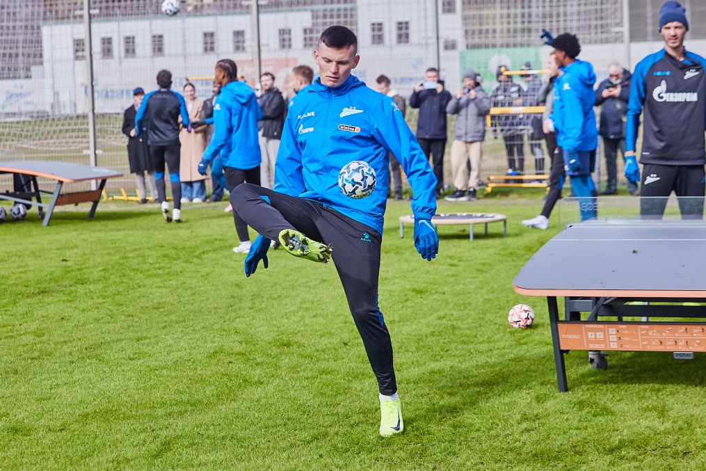 Открытая тренировка «Зенита» перед матчем с «Рубином»