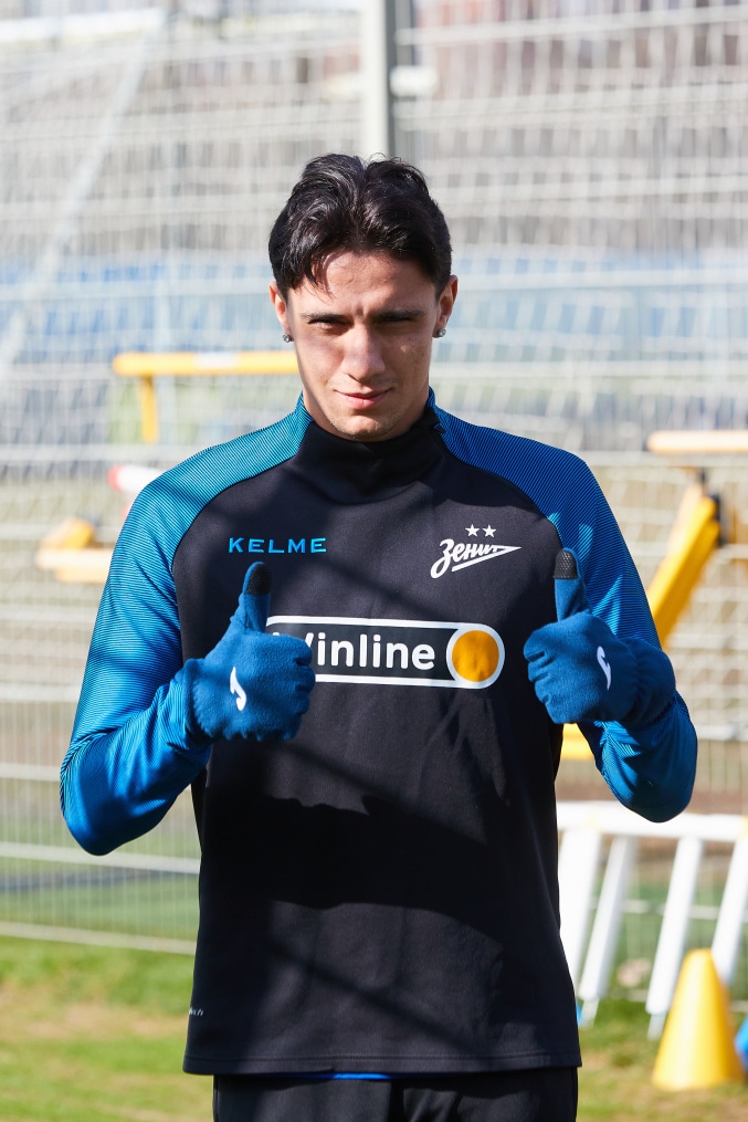 Открытая тренировка «Зенита» перед матчем с «Рубином»