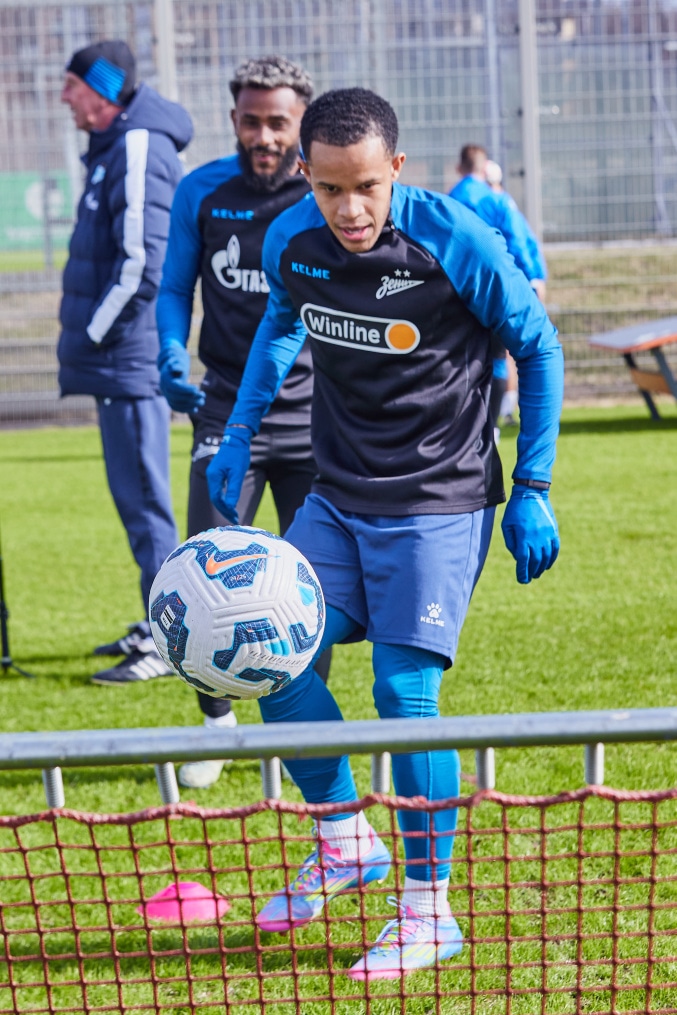 Открытая тренировка «Зенита» перед матчем с «Рубином»