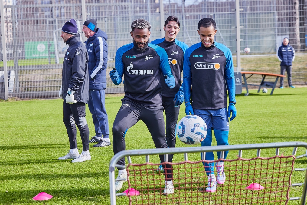 Открытая тренировка «Зенита» перед матчем с «Рубином»
