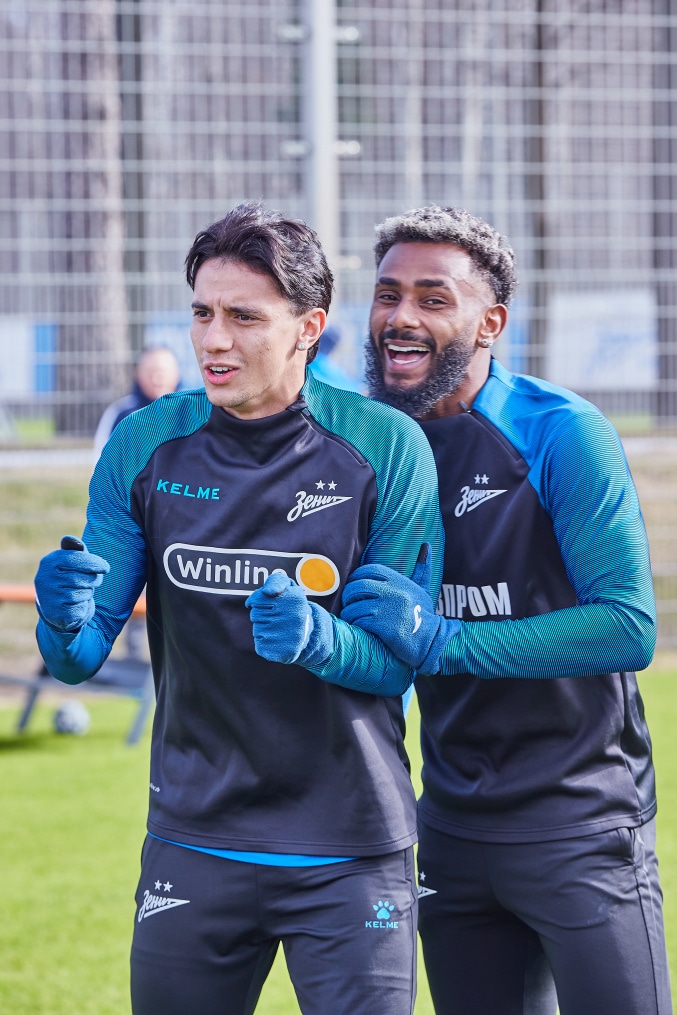 Открытая тренировка «Зенита» перед матчем с «Рубином»