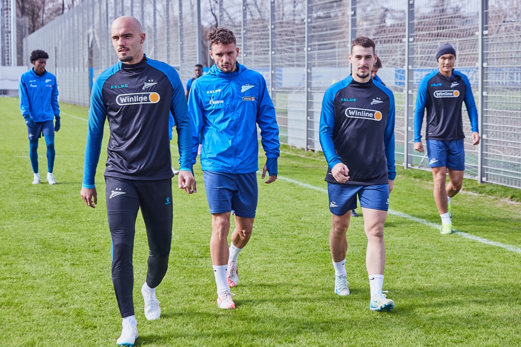 Открытая тренировка «Зенита» перед матчем с «Рубином»