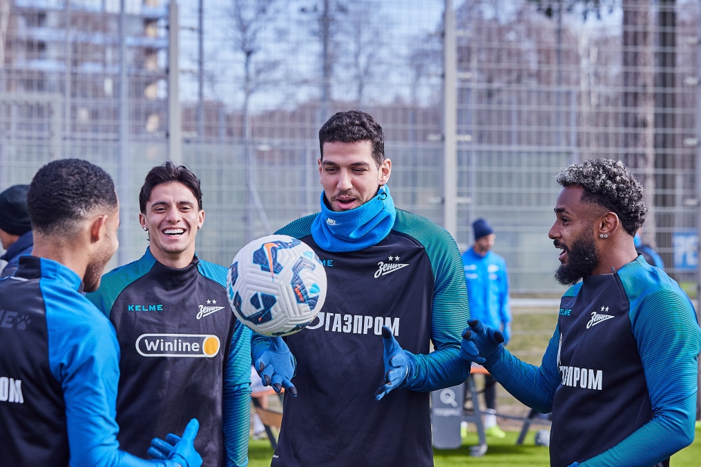 Открытая тренировка «Зенита» перед матчем с «Рубином»
