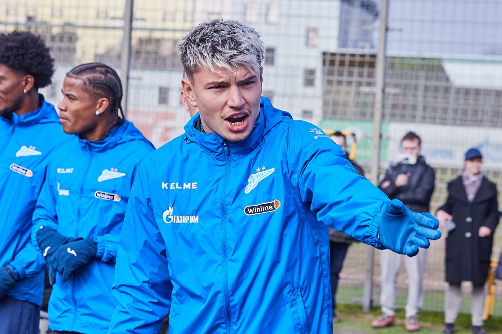 Открытая тренировка «Зенита» перед матчем с «Рубином»