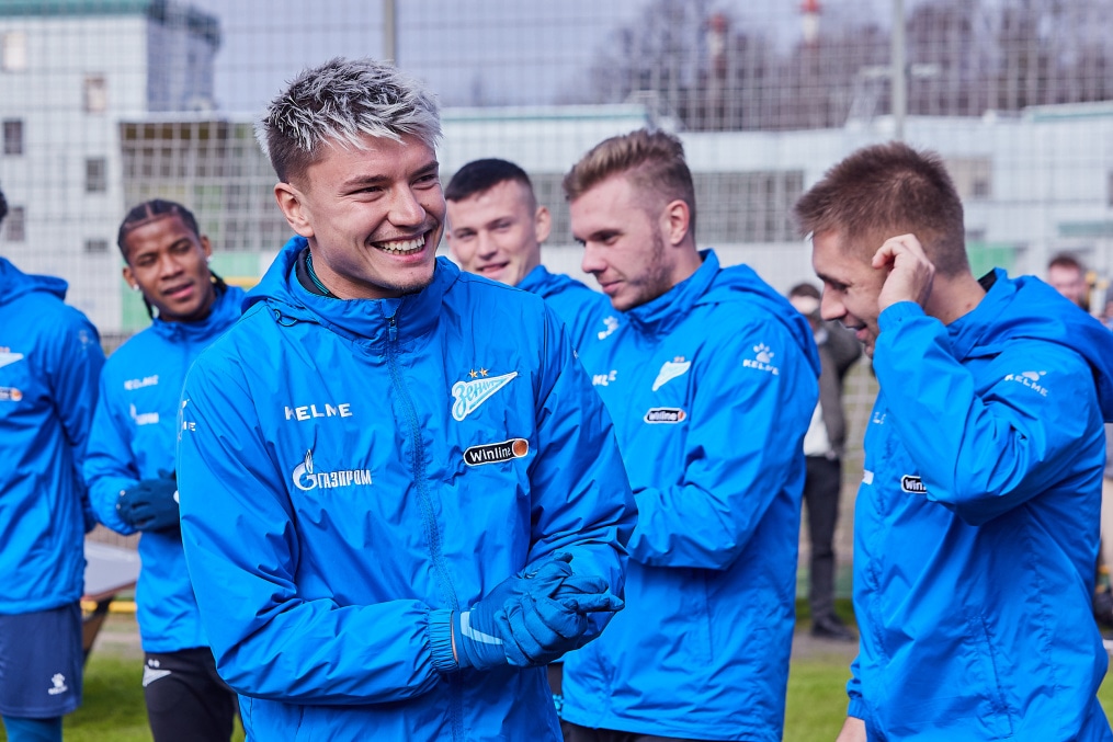 Открытая тренировка «Зенита» перед матчем с «Рубином»