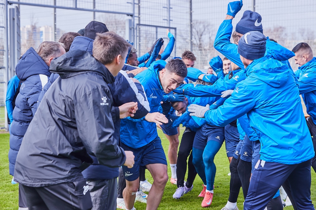 Открытая тренировка «Зенита» перед матчем с «Рубином»