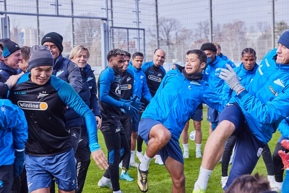 Открытая тренировка «Зенита» перед матчем с «Рубином»