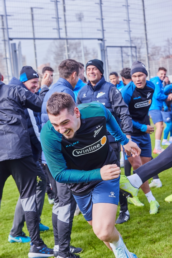 Открытая тренировка «Зенита» перед матчем с «Рубином»