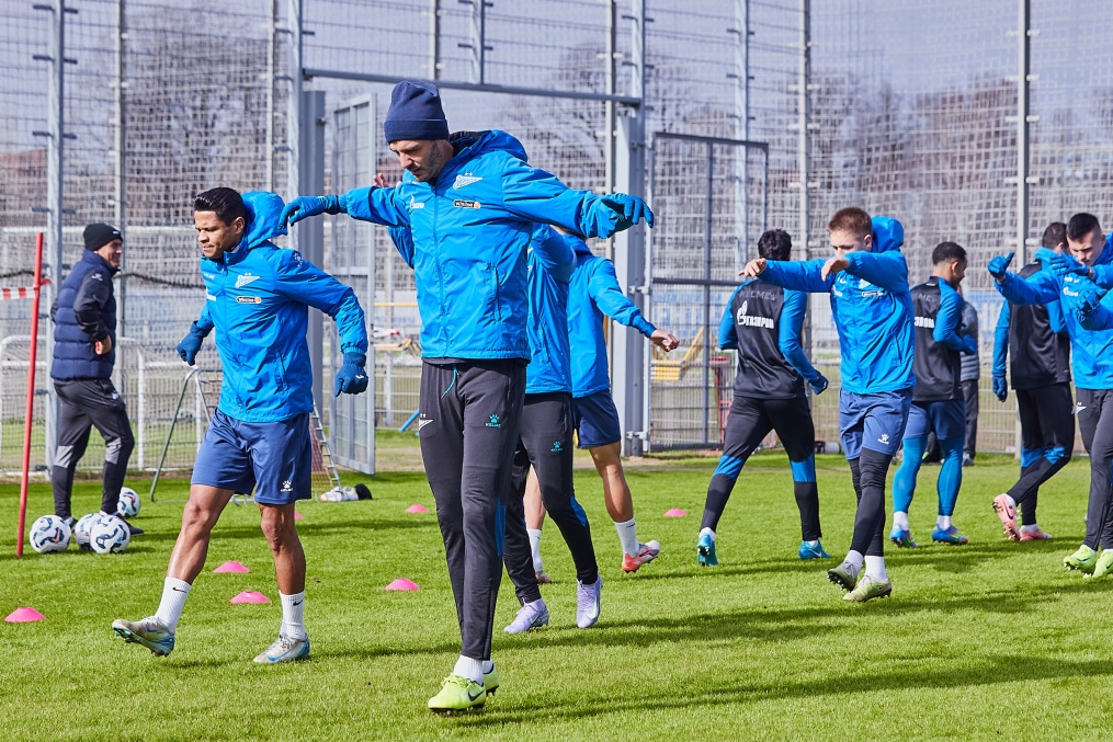 Открытая тренировка «Зенита» перед матчем с «Рубином»