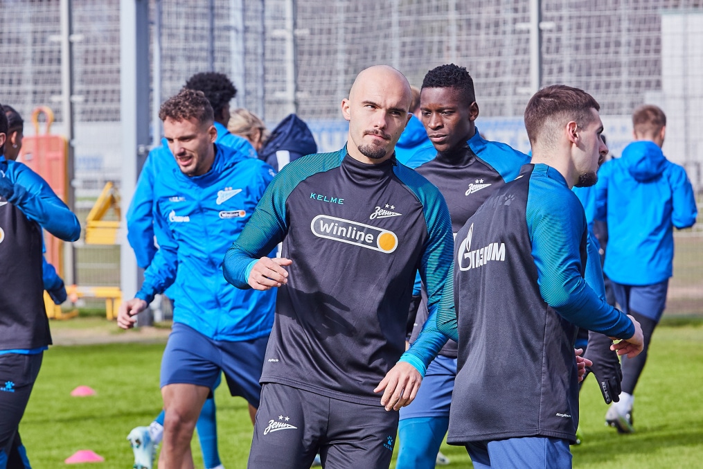 Открытая тренировка «Зенита» перед матчем с «Рубином»