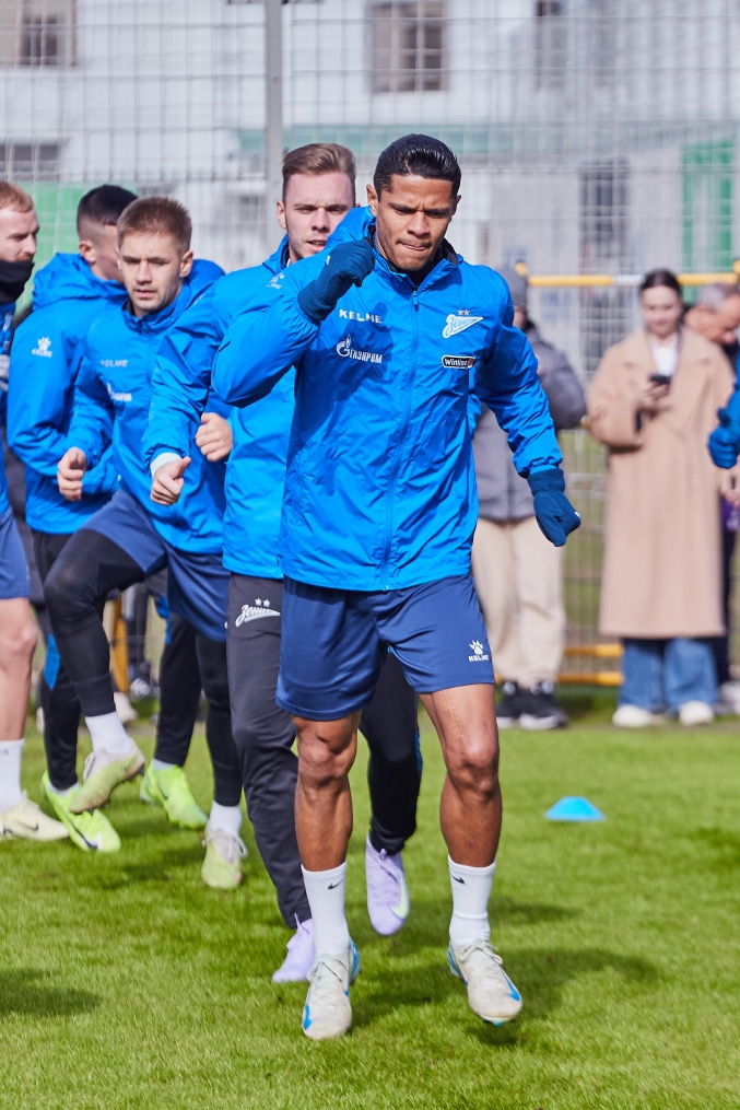 Открытая тренировка «Зенита» перед матчем с «Рубином»