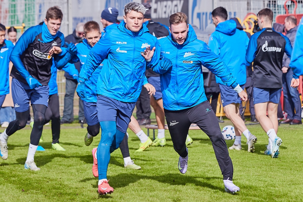 Открытая тренировка «Зенита» перед матчем с «Рубином»