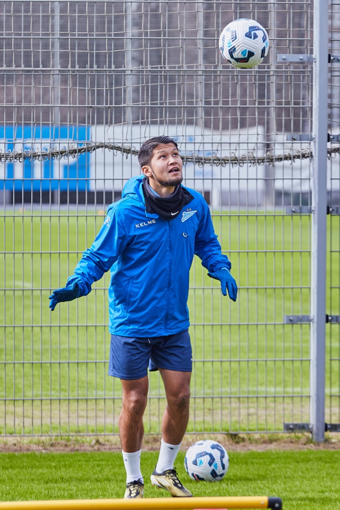 Открытая тренировка «Зенита» перед матчем с «Рубином»