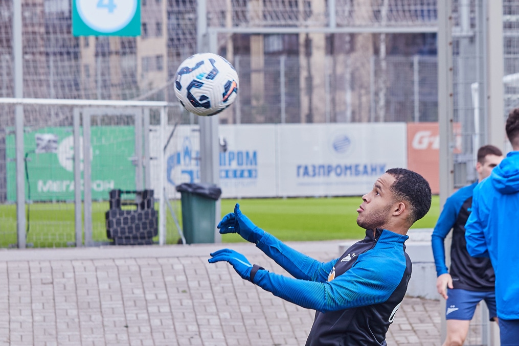 Открытая тренировка «Зенита» перед матчем с «Рубином»