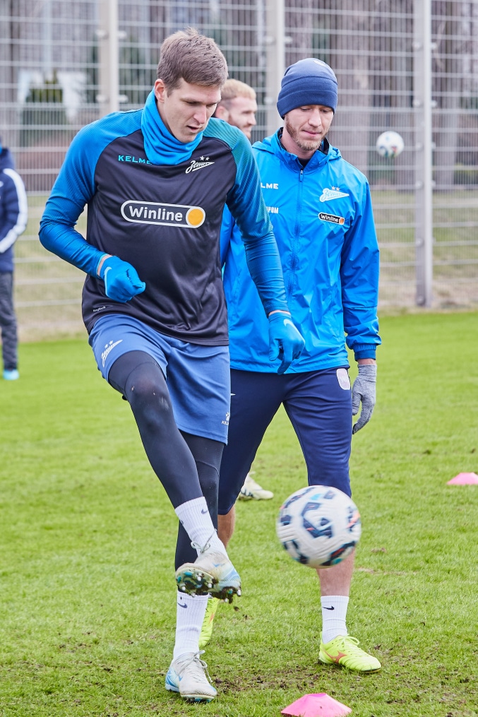 Открытая тренировка «Зенита» перед матчем с «Рубином»