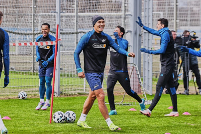 Открытая тренировка «Зенита» перед матчем с «Рубином»