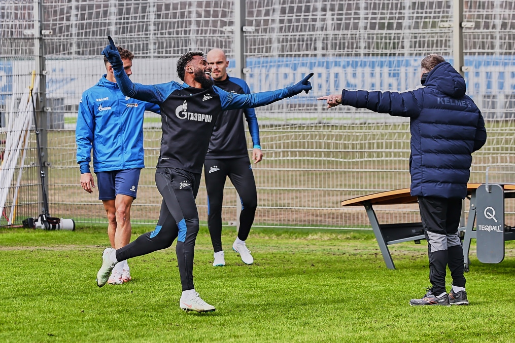 Открытая тренировка «Зенита» перед матчем с «Рубином»