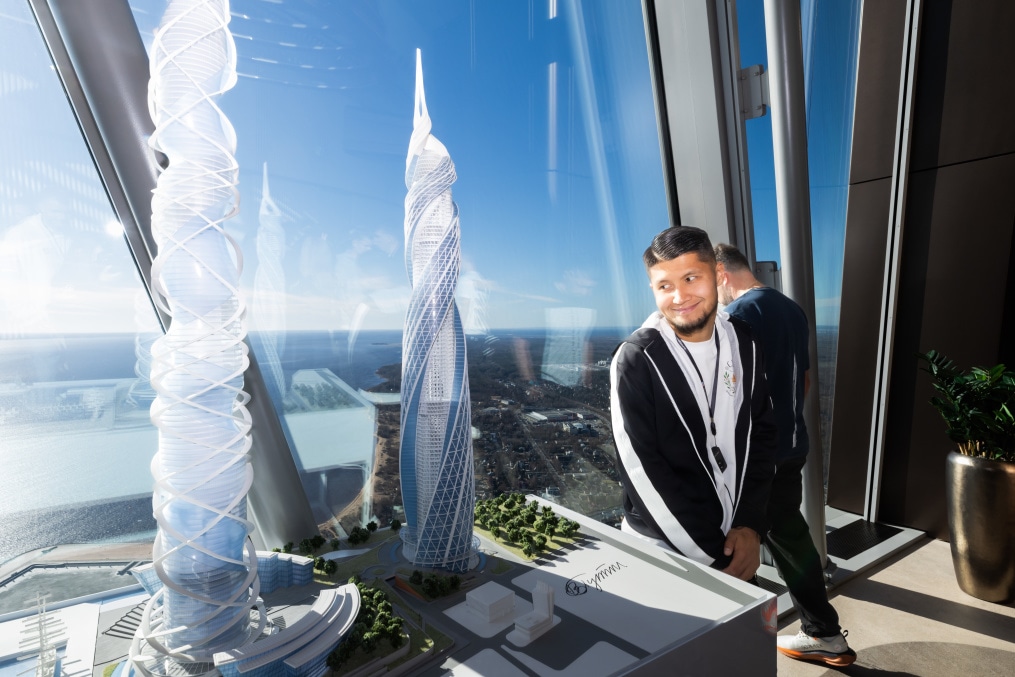 Экскурсия игроков основного состава «Зенита» в «Лахта-Центр»