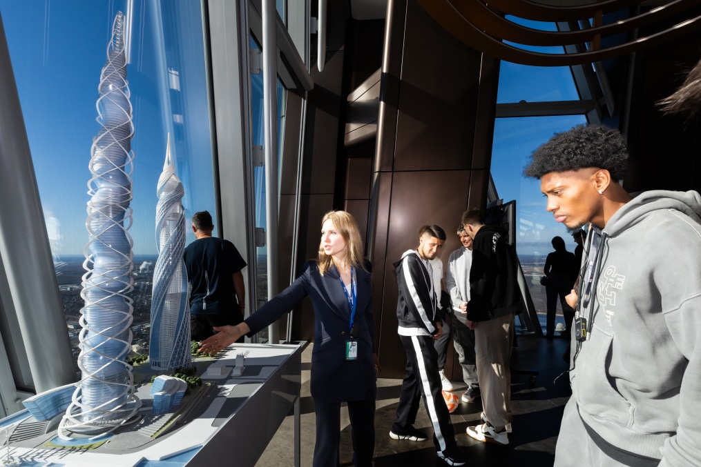 Экскурсия игроков основного состава «Зенита» в «Лахта-Центр»