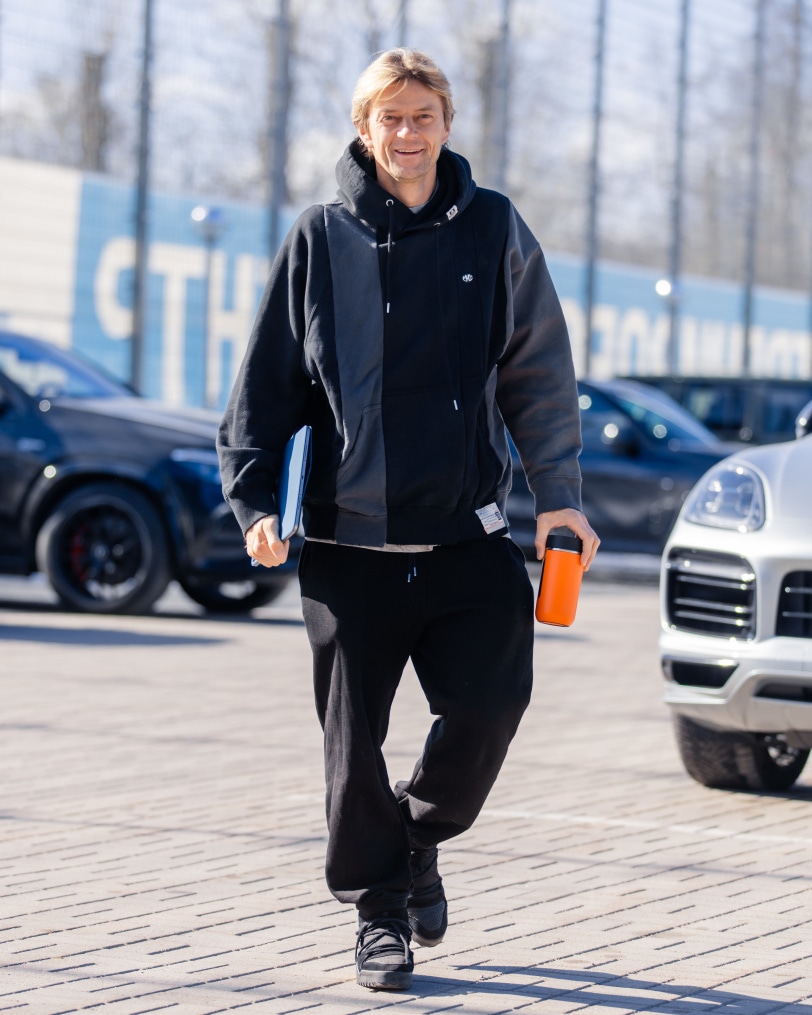 ЗенитStyle: прибытие футболистов на тренировку перед матчем с «Краснодаром»