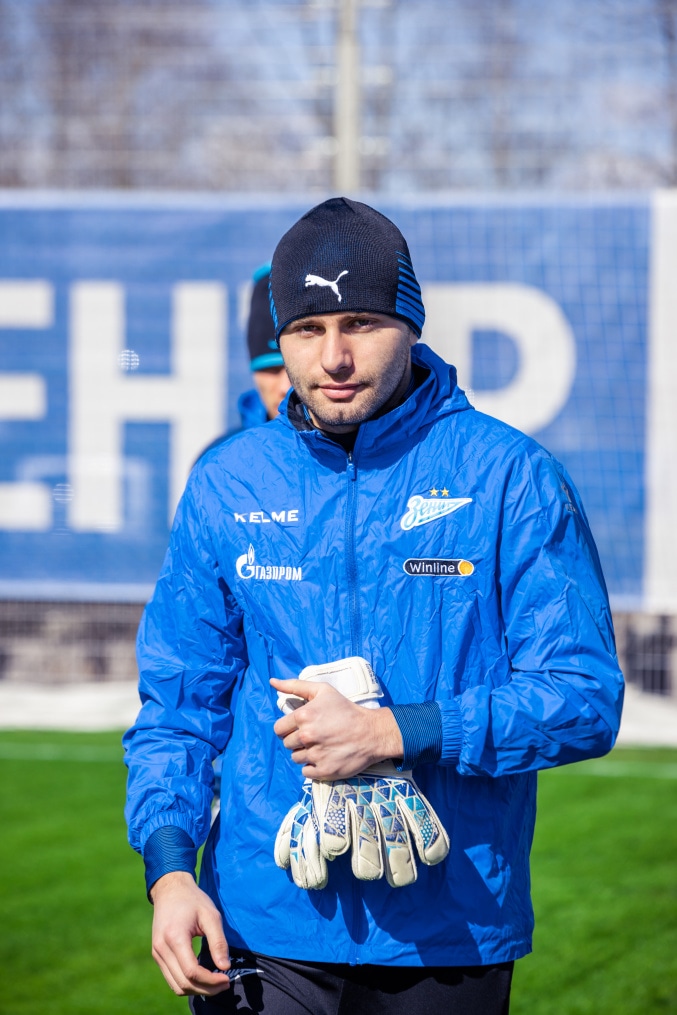 Тренировка «Зенита» в рамках подготовки к матчу с «Краснодаром»