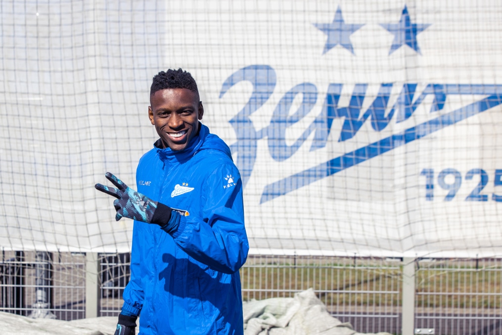 Тренировка «Зенита» в рамках подготовки к матчу с «Краснодаром»