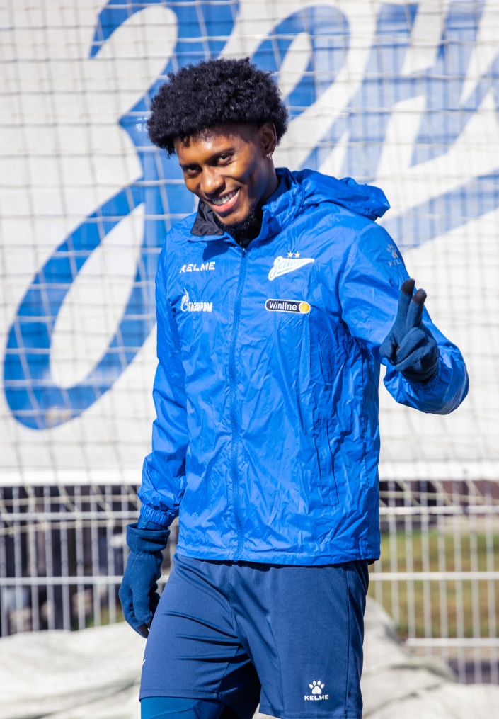 Тренировка «Зенита» в рамках подготовки к матчу с «Краснодаром»