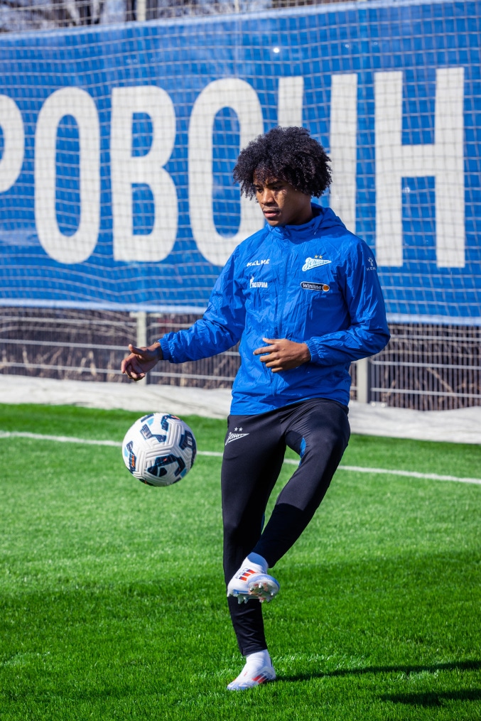 Тренировка «Зенита» в рамках подготовки к матчу с «Краснодаром»