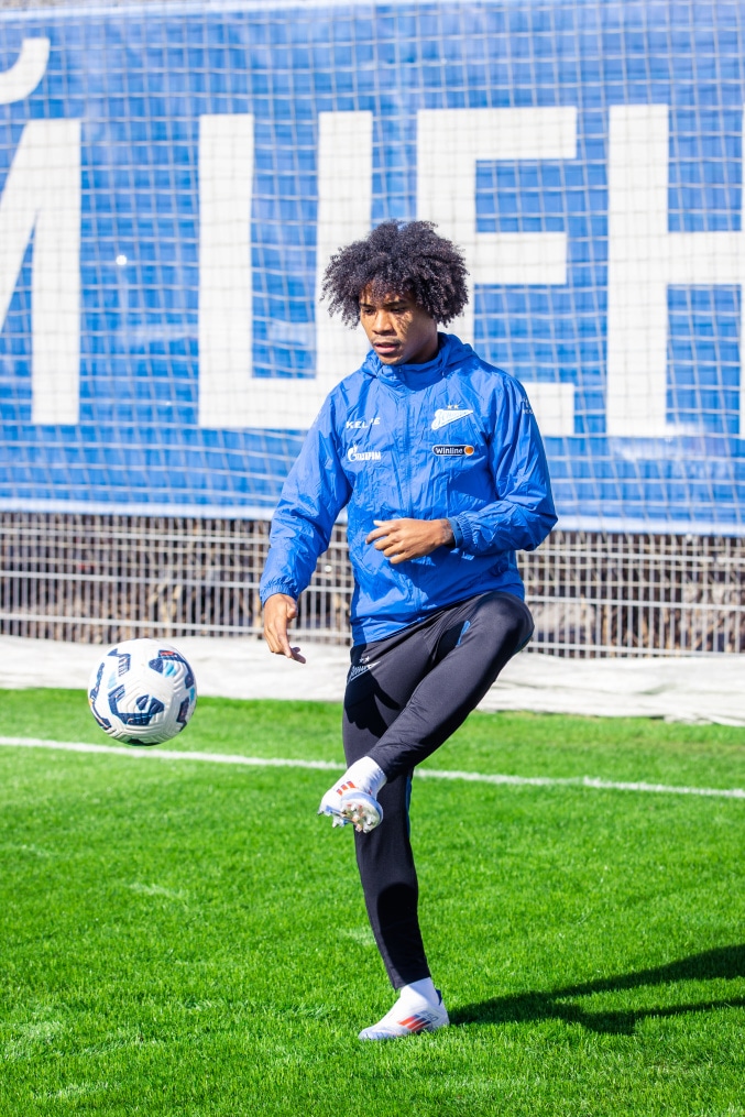 Тренировка «Зенита» в рамках подготовки к матчу с «Краснодаром»