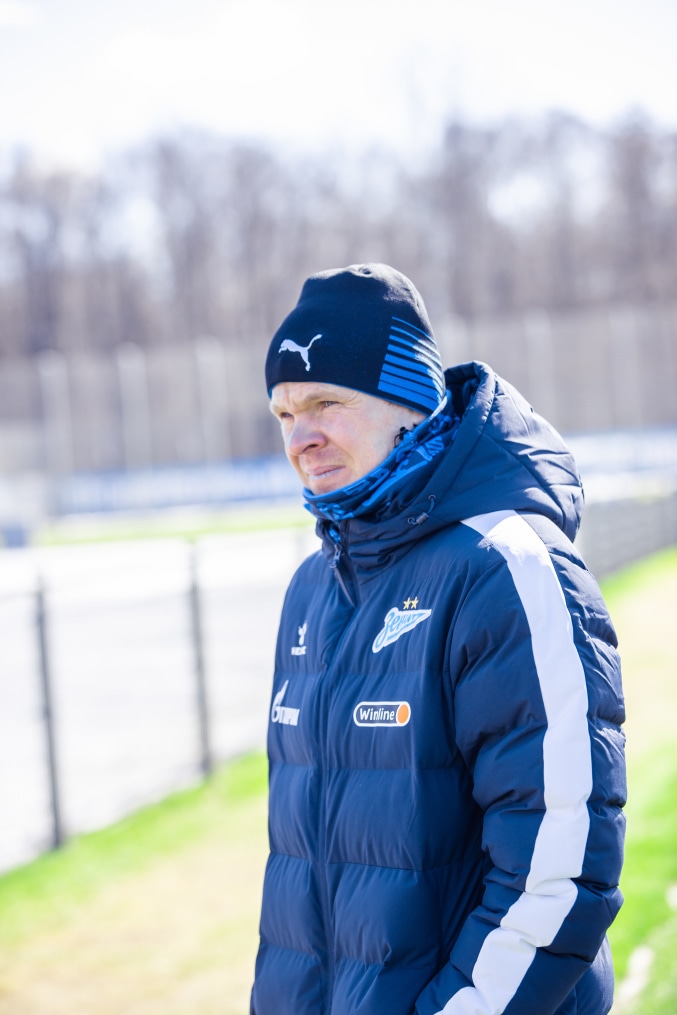 Тренировка «Зенита» в рамках подготовки к матчу с «Краснодаром»