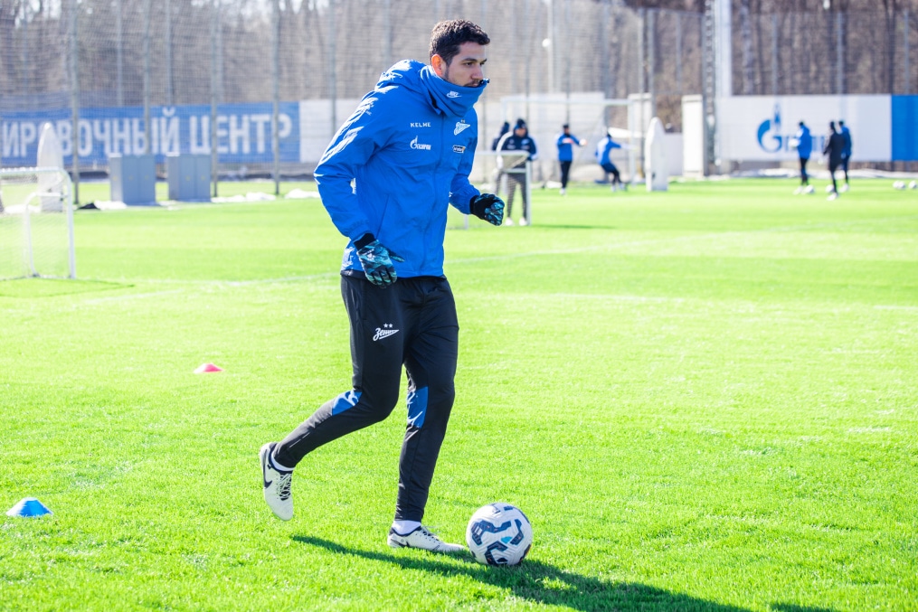 Тренировка «Зенита» в рамках подготовки к матчу с «Краснодаром»
